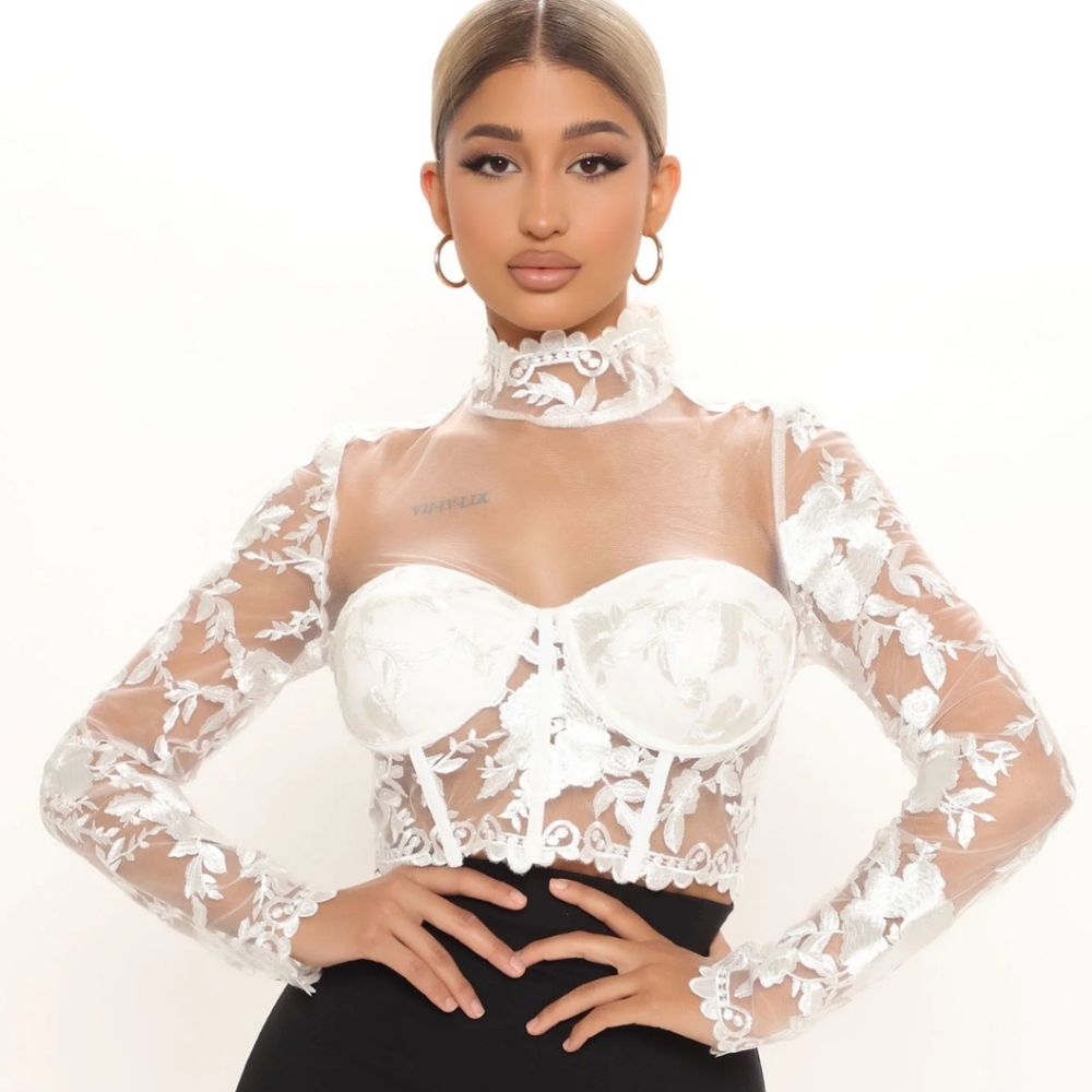 Sheer Fashion Nova Top
